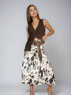 Falda Siena Cow
