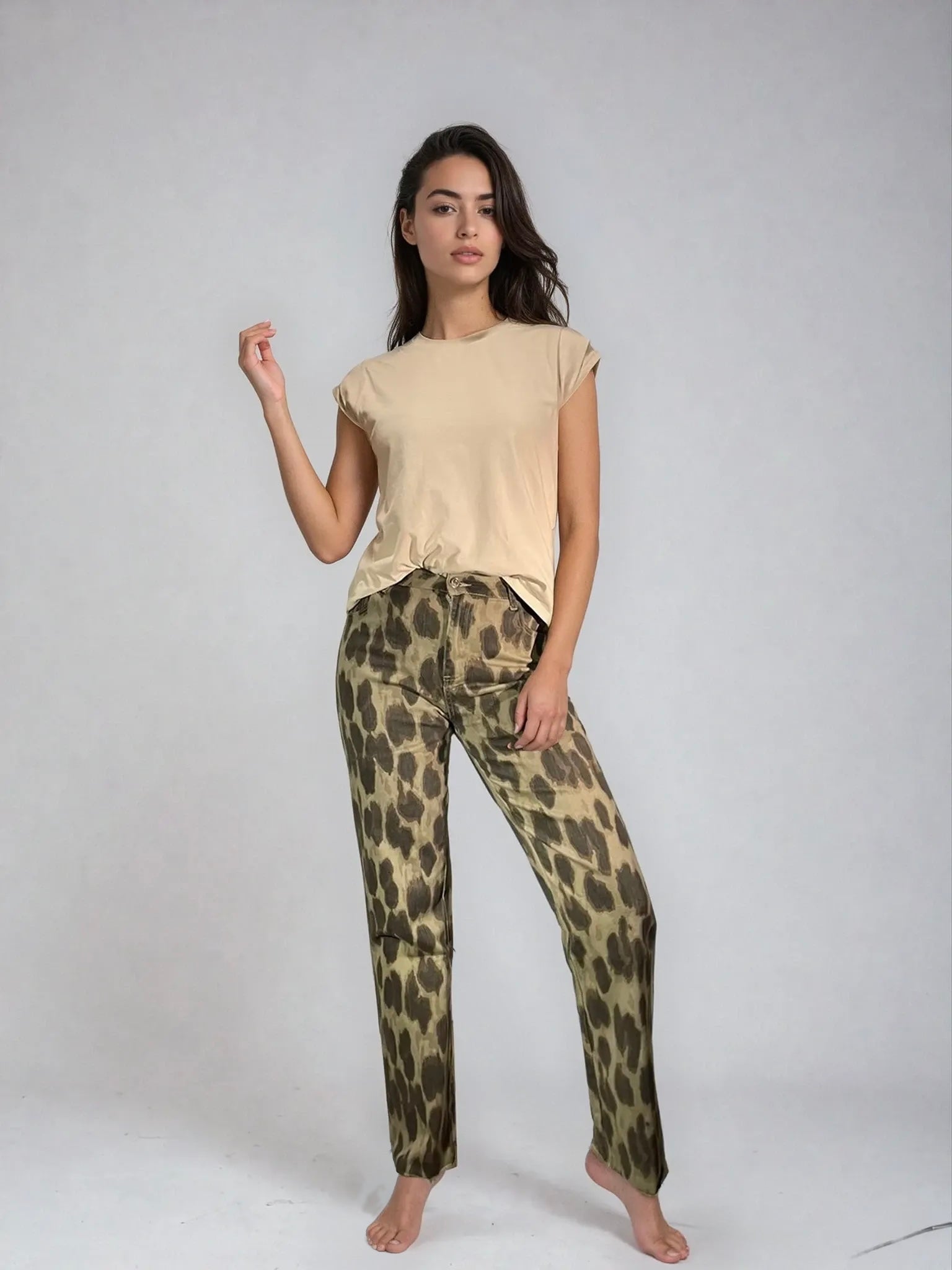 Pantalón Natural Print